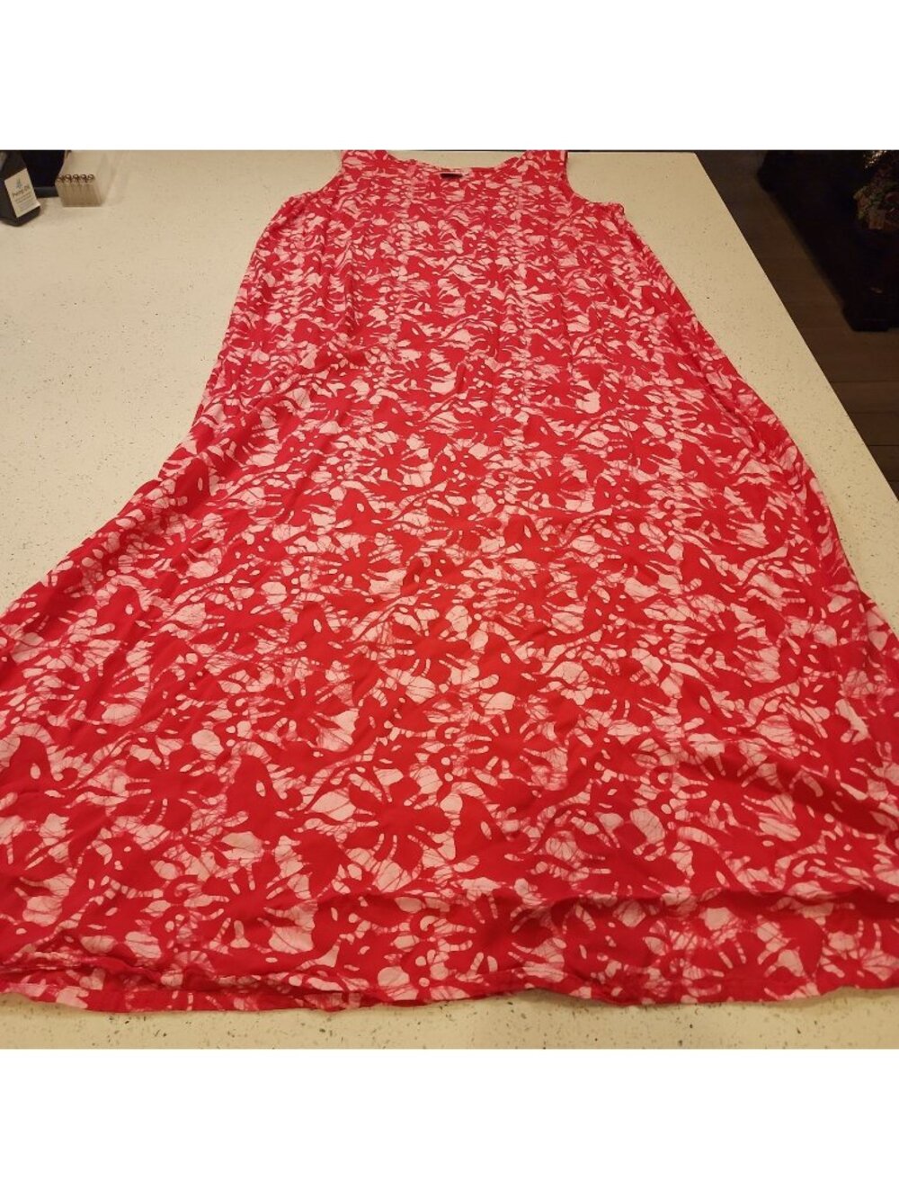 Coconut Bay Hawaiian Dress XXL Pink Sleeveless 54" L